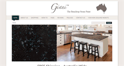 Desktop Screenshot of gianigranitepaint.com.au